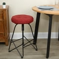 thumbnail image 6 of Klear Vu Gripper Raindrops 14" x 14" Tufted Bar Stool Cushion - Set of 2, 6 of 6