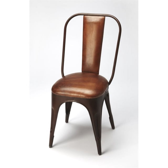 Butler Specialty Industrial Chic Dining Chair, Brown