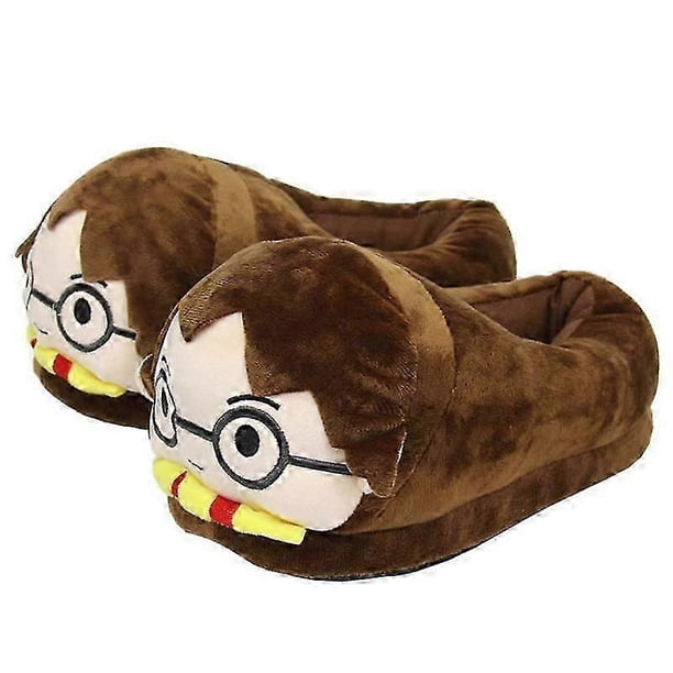 Winter Harry Potter Cartoon Slippers Film And Television Animation Around Home Warm Cotton To Boys Plush Slippers