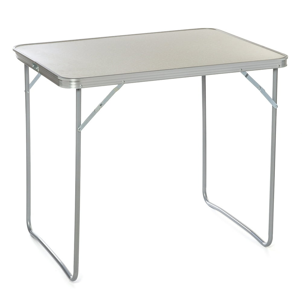 Portable Small Size Folding Aluminum Height Adjustable Table Indoor Outdoor Picnic Party Dining 