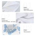 thumbnail image 2 of Yayeee Kitchen Hanging Hand Towels Set of 2 with Loop Bathroom Absorbent Tie Towel, Blue Butterfly, 2 of 7