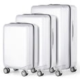 thumbnail image 2 of Hikolayae Mesa Collection Hardside Spinner Luggage Sets in White, 3 Piece - TSA Lock, 2 of 9