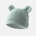 thumbnail image 4 of Dakiuu Baby Beenie Winter Hat with Bear Ear for Infant Toddler Boys Girls Spring Fall Soft Knited Sku1l Cap, 4 of 4