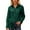 Dark Green, variant on Sequined Top Lapel Long Sleeved Cardigan Basic Border Shirt Jacket Womens Sweatshirt Cardigan S