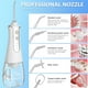 thumbnail image 5 of Irrigador bucal eléctrico, hilo dental portátil, limpiador de dientes inalámbrico recargable, limpiador bucal de agua, 300ML, 5 of 6