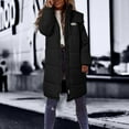 thumbnail image 2 of Vedolay Winter Long Coats for Women Long Sleeve Knit Coat Open Front Cardigan Coat Outerwear 2023 Black,2XL, 2 of 4