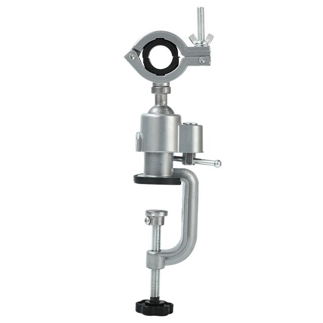 Vallaes Support de Perceuse Électrique 360 Degrés - Support de Réparation de Perceuse Rotatif Multifonction Utilisé pour Modèle Dremel Construction et Travail du Métal