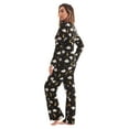 thumbnail image 2 of Just Love Thermal Fleece Pajamas for Women (Black - Dark Night, 2X), 2 of 3