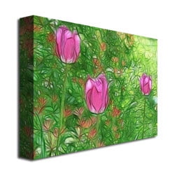 Trademark Art "Tulips" Canvas Art by Kathie McCurdy