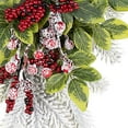 thumbnail image 3 of Haute Decor 18 Pouces Extérieur Homespun Couronne de Vacances W / Cônes de Pin, Flocon de Neige, 3 of 6