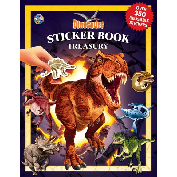 Sticker Book Treasury Dinosaurs Sticker Book Treasury, (Hardcover)