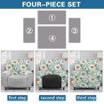 thumbnail image 6 of Whosucclay Blue Daisy Print Recliner Chair Covers, Soft Spandex Recliner Cover, Stretch Recliner Chair Covers, Washable Reclining Chair Slipcovers Furniture Protector for Pets, 6 of 8