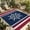 Navy, variant on Navy Blue Red Stripe Outdoor Rug for Patio/Deck/Porch, Non-Slip Large Area Rug 5 x 8 Ft, Coastal Nautical Rudder Farmhouse Indoor Outdoor Rugs Washable Area Rugs, Reversible Camping Rug Carpet Runner