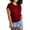 Red, variant on breaise Women Maternity Shirts Short Sleeves Nursing Tops Cozy Breastfeeding Blouse Tees Crewneck Pregnancy Tunic Top Mama Clothes