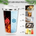 thumbnail image 6 of FORHVIPS Travel Coffee Mug 17 oz,Insulated Coffee Cups with Flip Lid,Stainless Steel Coffee Mugs Spill Proof, Double Wall Vacuum Tumblers,Reusable To Go Mug for Hot/Ice Coffee Tea, 6 of 7
