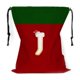 thumbnail image 2 of Bolsa de regalo navideña con cordón, 26 letras, poliéster rojo, 30 x 38 cm | Bolsa reutilizable para dulces navideños, pequeña bolsa para envolver regalos, organizador de decoración festiva, 2 of 6