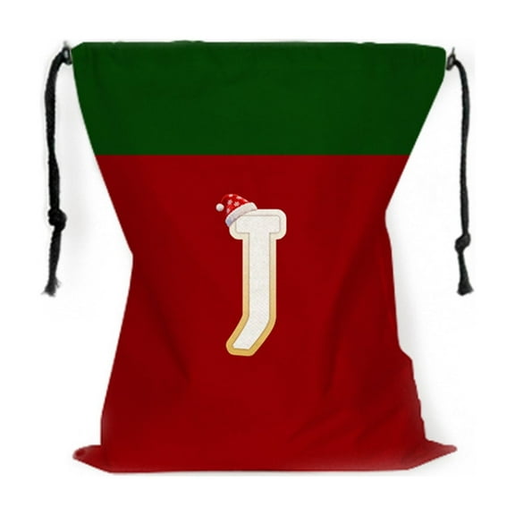 Festive Christmas Gift Bag with Drawstring, Holiday Decoration, and Reusable Storage Solution for Seasonal Celebrations