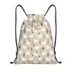 thumbnail image 1 of Fotbe Cute Alpaca Bolsa Mochila con Cordón Estampada, Bolsa de Gimnasio Deportiva, Bolsa Cinch, Bolsa con Cordón para Hombres y Mujeres-Small, 1 of 6