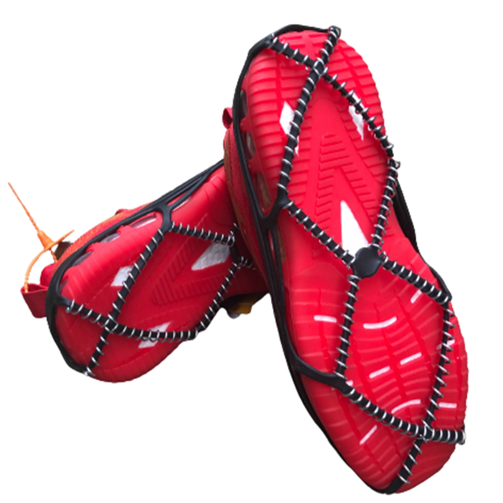 Walk Traction Cleats,Ice Cleats Anti Slip Crampons Rubber Spikes Ice Snow Grippers for Boots and