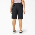 thumbnail image 2 of Dickies Women's Plus Relaxed Fit Cargo Shorts, 11", Black, 16W, 2 of 5