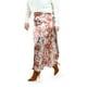 thumbnail image 3 of Falda satinada estampado vaca Roman Fashion /Tallas Extras, 7064 (Cafe) cafe 38, 3 of 7