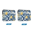 thumbnail image 7 of FORMRS 15-15.6 inch Laptop Sleeve Case Soft Carrying Quilted Computer Bag Cover, Retro Plaid Lemon, 7 of 7