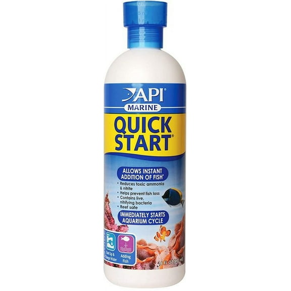 API Marine Quick Start Water Conditioner [Aquarium, Water Conditioners] 16 oz