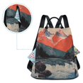 thumbnail image 5 of FORMRS Women's Travel Backpack Purse Anti-Theft Hidden Pockets Casual Shoulder Bag, Mountains at Dawn, 5 of 7