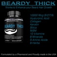 thumbnail image 4 of BEARDY THICK  Beard Hair Growth Supplement. B7 - Biotin 10000 Mcg, Keratin, Collagen, Silica, and 36 More. Regrow Thicker Facial Hair., 4 of 5