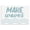 Make Waves Summer, variant on Stupell Industries Blue Surf's Up Typography Painting Black Floater Framed Canvas Art Print Wall Art, 25 x 17