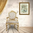 thumbnail image 3 of Wang, Melissa 15x18 Gold Ornate Wood Framed with Double Matting Museum Art Print Titled - Delicate Chinoiserie II, 3 of 4