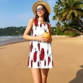 thumbnail image 3 of Balery Fly Flying Ladybug Vestidos de verano para mujer con estampado: vestido holgado sin mangas, vestido playero informal y cómodo para días calurosos., 3 of 7