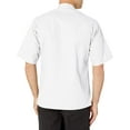 thumbnail image 3 of 0415-2508 4Extra Large Short Sleeve Chef Coat in White, 3 of 3