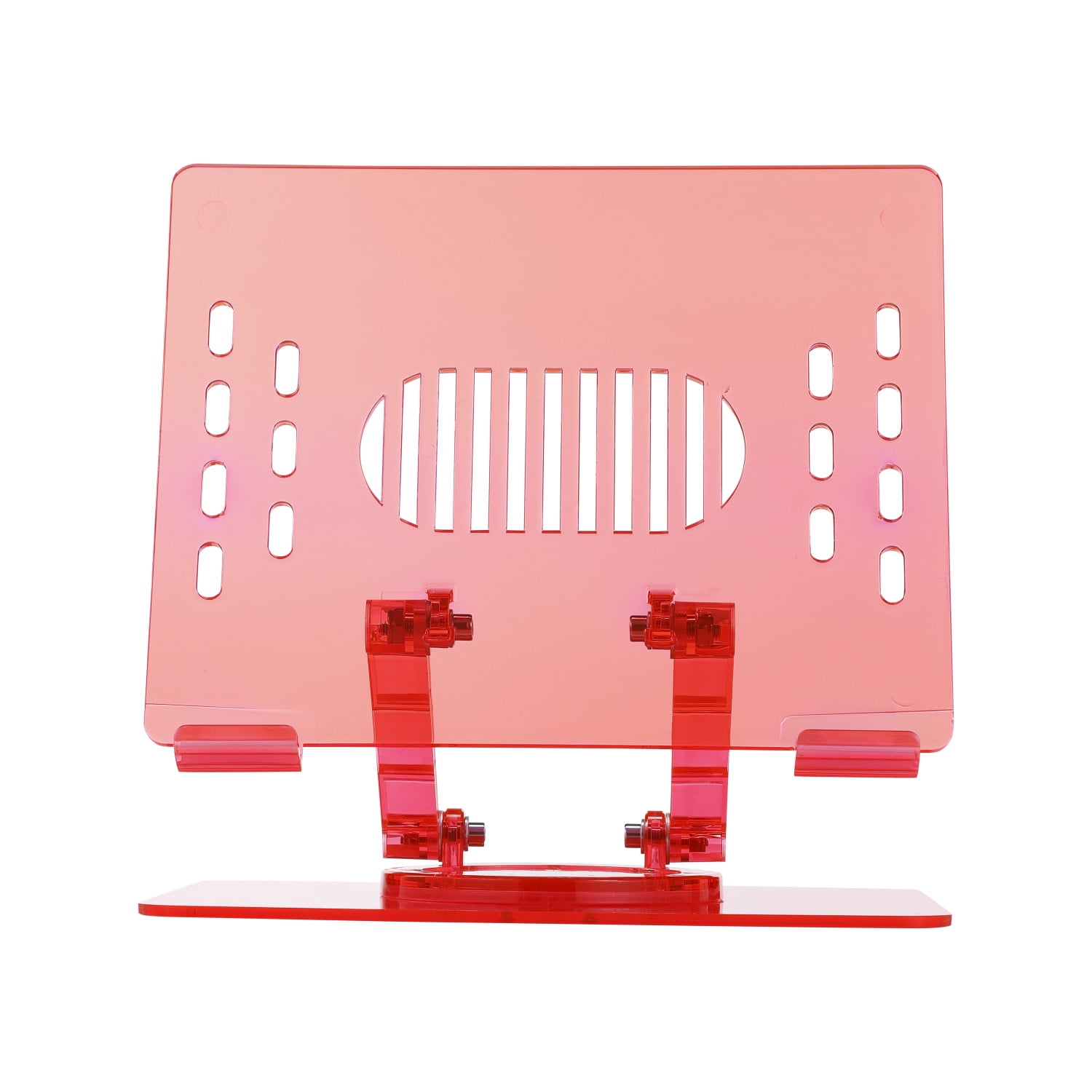 Incipio Translucent Adjustable Laptop Stand for Desk, Foldable, Portable Computer/Tablet Stand 360° Rotating-Iridescent