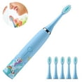 thumbnail image 2 of Rechargeable Kids Electric Toothbrush, 4 Modes With Memory, Fun & Easy Cleaning, IPX7 Waterproof, 2-Min Timer , 6 Cleaning Brush Head, 2 of 8