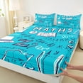 thumbnail image 3 of jejeloiu Math Theme Twin Sheet Sets,Mathematics Equation Geometric Twin Fitted Sheet,Blue White Flat Sheet For Boys Girls,Microfiber Bedroom Decor,3 Pieces, 3 of 7