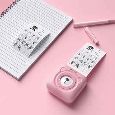 Mini Sticker Printer With Bluetooth - Thermal Pocket Printer For Notes, Labels & Photos