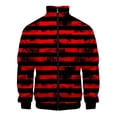 thumbnail image 3 of Chaqueta con cremallera y estampado 3D de cocotero para hombre, chaqueta holgada de manga larga con estampado de instrumentos musicales, chaqueta deportiva, ropa de calle, 3 of 5