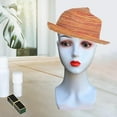 thumbnail image 4 of Mujer realista, cabeza de maniquí, con cabezas de peluca de maquillaje completo, busto de cabezas de maniquí 05 Jinwen Cabeza de maniquí femenino, 4 of 8