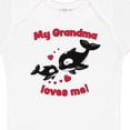 thumbnail image 4 of Inktastic My Grandma Loves Me Orca Family Boys or Girls Baby Bodysuit, 4 of 5