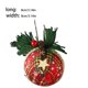 thumbnail image 2 of Bewildely Bola de árbol de Navidad de 6 piezas, diseño de escena exquisita para el hogar, accesorio de tamaño pequeño DIY, colgante de Navidad de Año Kits de decoración para fiestas tipo 4 Bewildely HA070114-04, 2 of 6