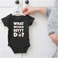 thumbnail image 5 of Cute Retro Betty Boop Cartoon WWBD Bodysuit Jumper Girls Infant Baby Brisco Brands 24M, 5 of 6