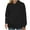 1-black sweatshirts for women, variant on UPPADA Plus Size Hoodie for Women Casual Letter Sweatshirts Oversized Hooded Long Sleeve Pullover Tops Fall Clothes Drawstring Black,L