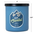 thumbnail image 5 of Manly Indulgence All American Oud Santal Scented Jar Candle, 2 Wick, 15 oz, 60h Burn, Woody & Earthy, 5 of 7