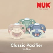 NUK First Choice Classic Pacifier, 18-36 months, 3 pack