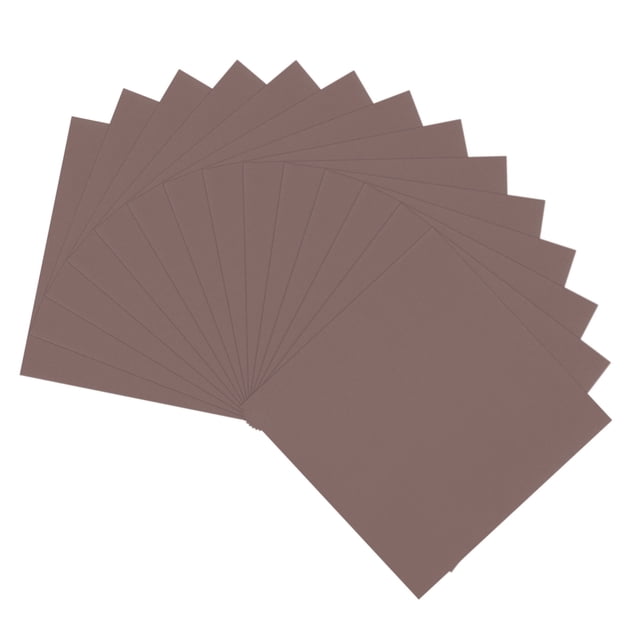150 Hojas de Papel Origami Doble Cara Color 6x6 Pulgadas Álbum, Marrón
