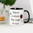 thumbnail image 3 of CafePress - There'S A Chance This Might Be Wine Mugs - 11 oz Ceramic Mug - Novelty Coffee Tea Cup, 3 of 4