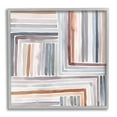 thumbnail image 5 of Stupell Industries Structured Geometric Lines Abstract Square Shapes Painting Gray Framed Art Print Wall Art, Design by Kristen Brockmon, 5 of 5