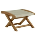 thumbnail image 5 of Modway Vienna Outdoor Patio Teak and Rope Folding Ottoman in Natural Natural, 5 of 9
