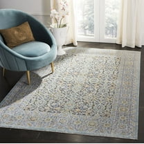 SAFAVIEH Provance Tracy Traditional Area Rug, Blue/Green, 5'3" x 7'6"